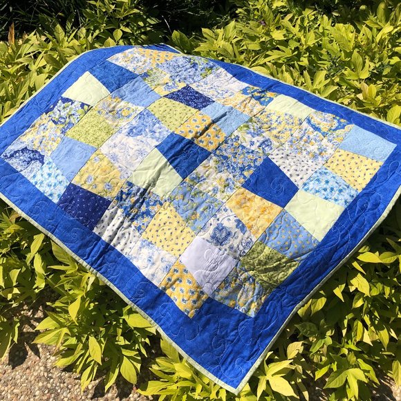 Handmade Tumbler Quilt Baby Toddler LNC